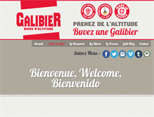 Tablet Screenshot of biere-galibier.com